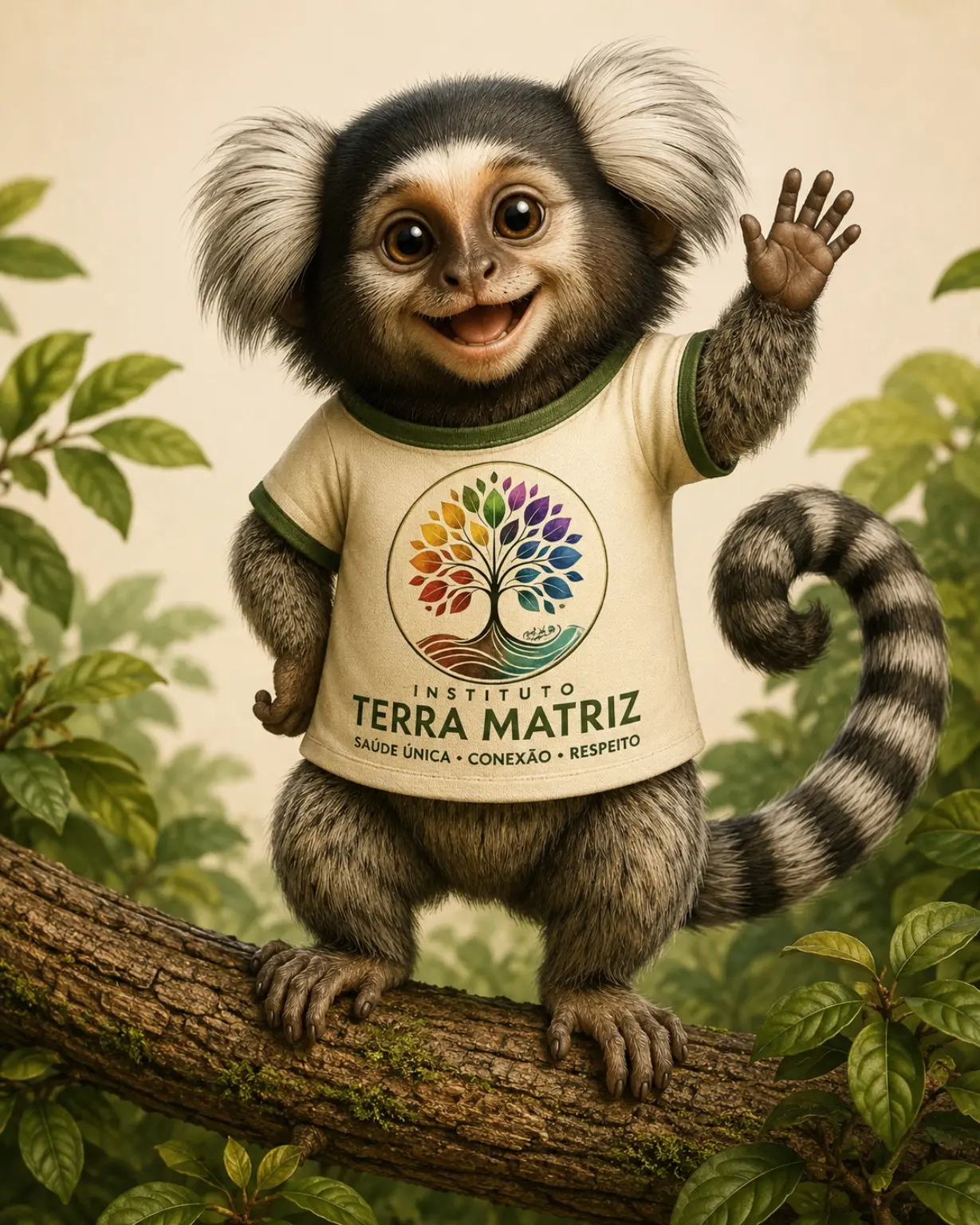 Zig, o Sagui, personagem da Turminha TEMA